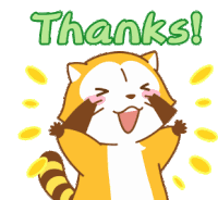 Rascal Thank You Sticker