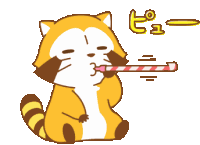 Rascal The Raccoon Party Sticker