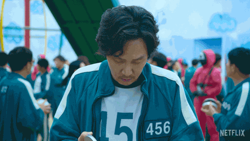 Realization Moment Seong Gi-hun GIF