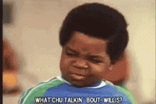 Really What Chu Talkin Bout Willis GIF