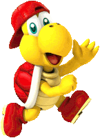 Red Koopa Freerunning Koopa Troopa Sticker