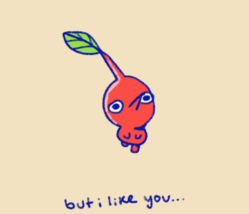 Red Pikmin Love GIF
