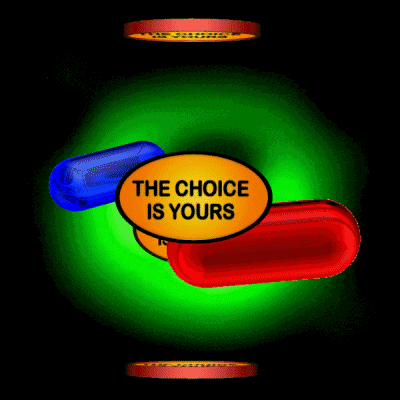 Red Pill Or Blue Pill Your Choice GIF