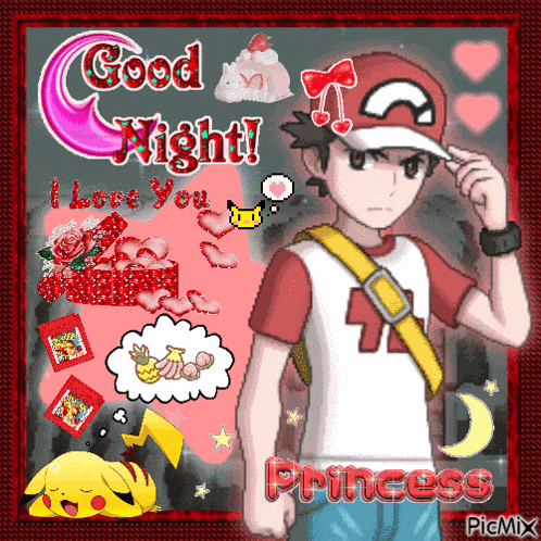 Red Pokemon Alola GIF