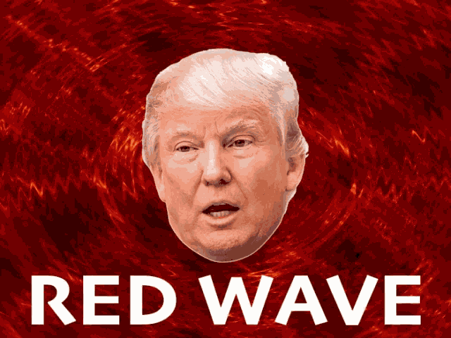 Red Wave Donald Trump GIF