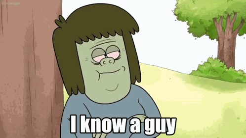 Regular Show Muscle Man GIF
