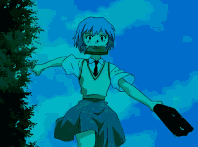 Rei Ayanami Evangelion GIF