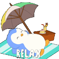 Relax Chillax Sticker