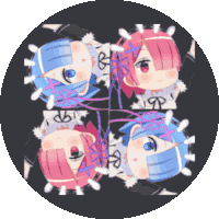 Rem Ram Toca Aqui Sticker