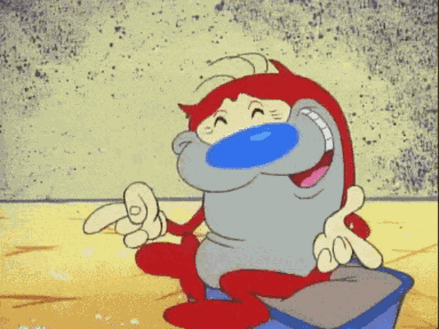Ren And Stimpy Snapping GIF