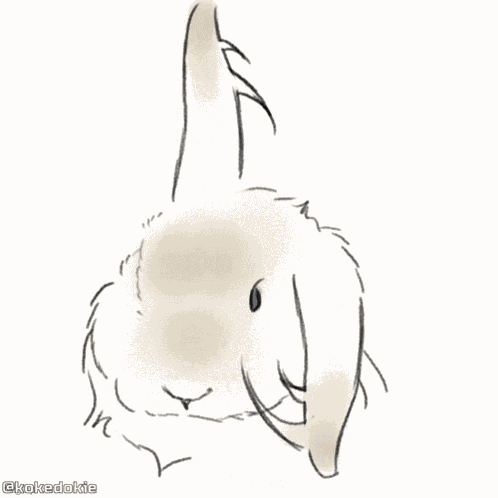 Ren Ren Rabbit GIF