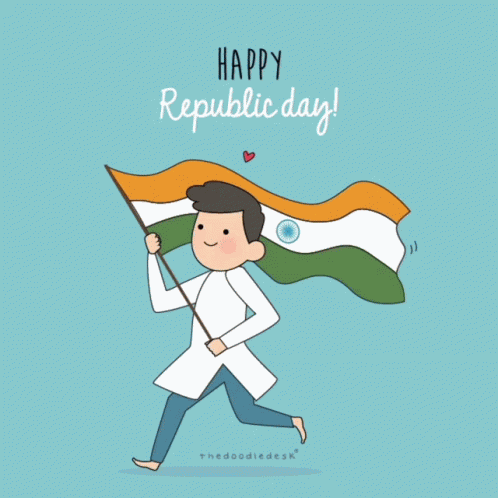 Republic Day The Doodle Desk GIF