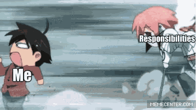 Responsibilities Running Away GIF