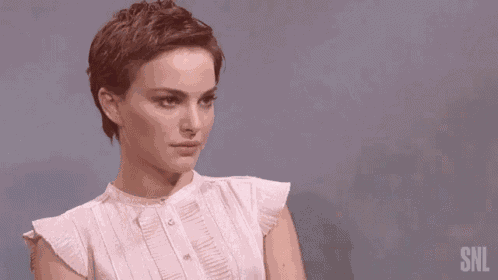 Resting Bitch Face Blinking Eyes GIF