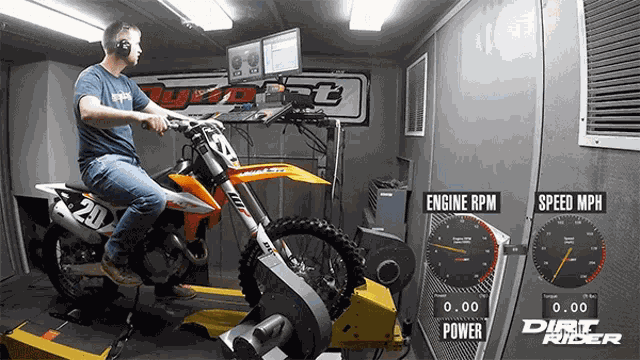 Revving Up Dirt Rider GIF