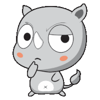 Rhino Animal Sticker