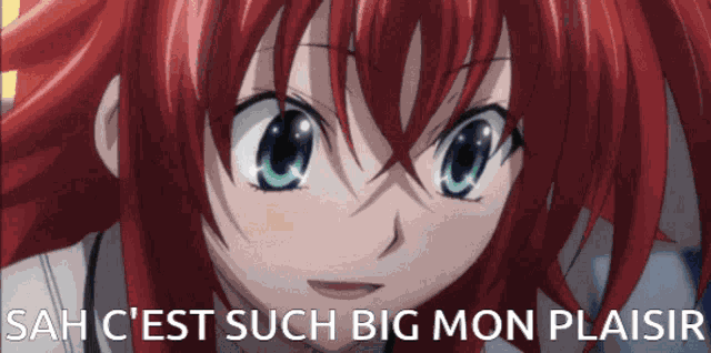 Rias Sah Quel Plaisir Sah Cest Such Big Mon Plaisir GIF