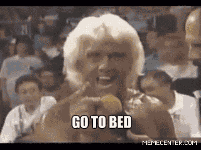 Ric Flair Go To Bed GIF