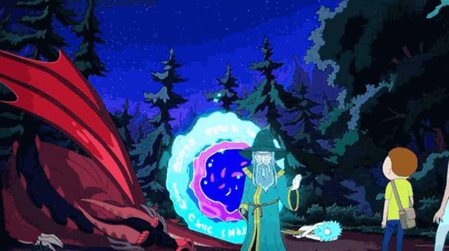Rick And Morty Dragon GIF