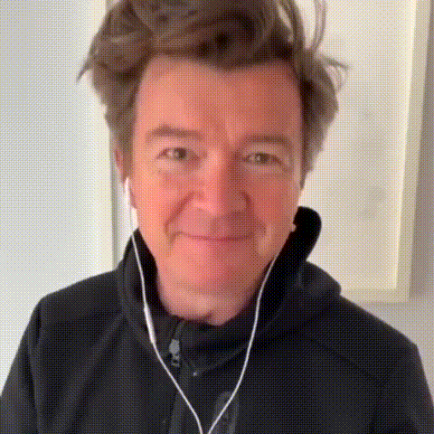 Rick Astley Thumbs Up GIF