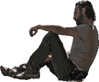 Rick Grimes The Walking Dead Sticker