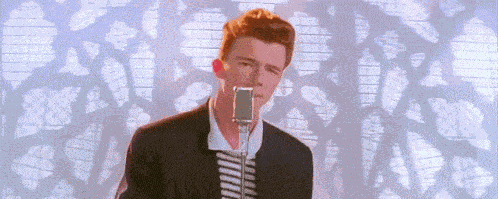 Rick Roll Realistic GIF