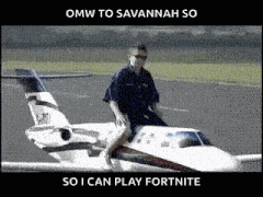 Riding Plane GIF