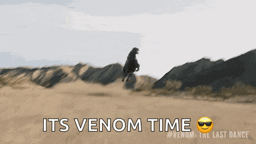 Riding Venom Horse Eddie Brock GIF