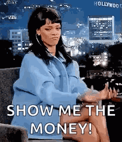 Rihanna Money GIF