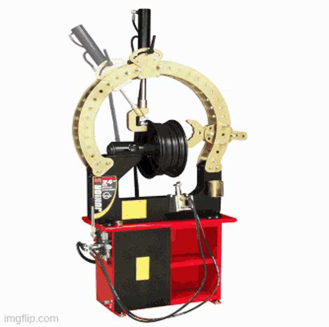 Rim Straightener Rim Repair Machine GIF