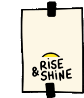 Riseandshine Sun Sticker