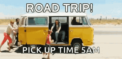 Road Trip Pushing GIF