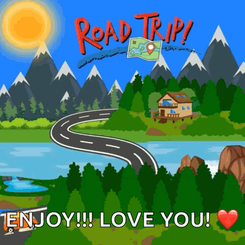 Road Trip Roadtrip GIF