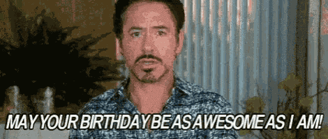 Robert Downey Jr Birthday GIF