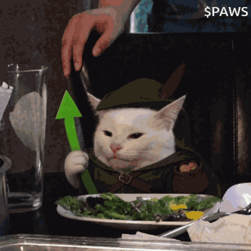 Robin Paws Green Arrow Growing GIF