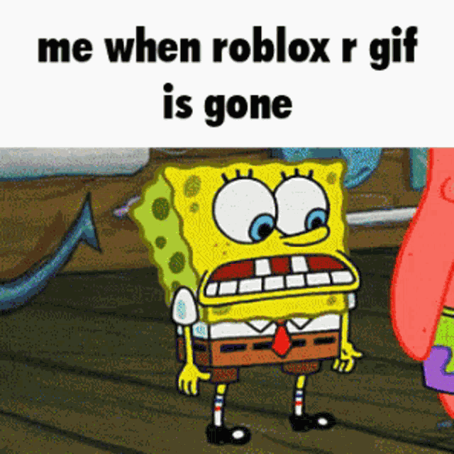 Roblox R Spongebob GIF