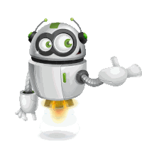 Robot Angkasa5 Sticker