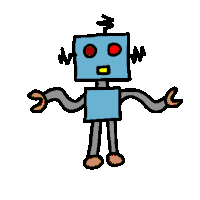 Robot Dance Sticker