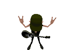 Rock Stay Naked Sticker