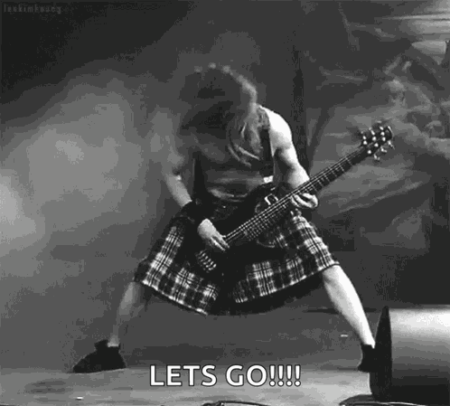 Rocking Hard Guitar GIF