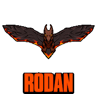 Rodan Kaiju Sticker