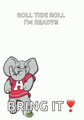 Roll Tide Alabama GIF