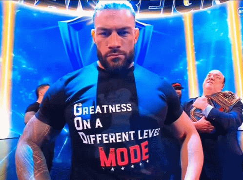 Roman Reigns God Mode Tribal Chief GIF