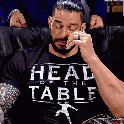 Roman Reigns Headache GIF