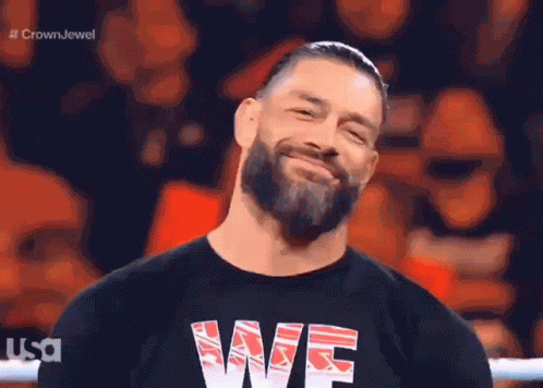 Roman Reigns Smiling GIF