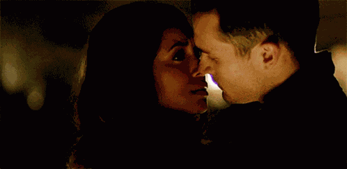 Romantic Kissing GIF