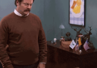 Ron Swanson Wth GIF
