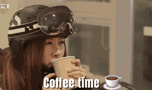 Rosé Coffee Time GIF