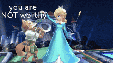 Rosalina Not Worthy GIF