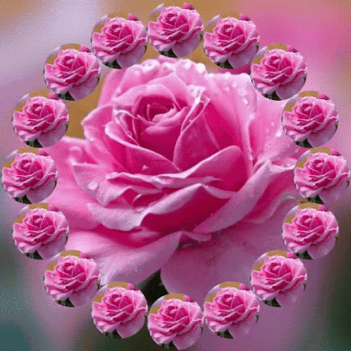Roses Pink Roses GIF